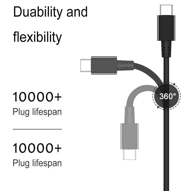 For Lenovo Type-C power adapter 45W 65W notebook power supply PD HP charger USB-C