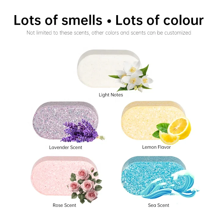 Gloway Manufacturer Customization-Supported Mild Formula Scented 7G Antimicrobial Liquid Foaming Hand Soap Tablet Refills