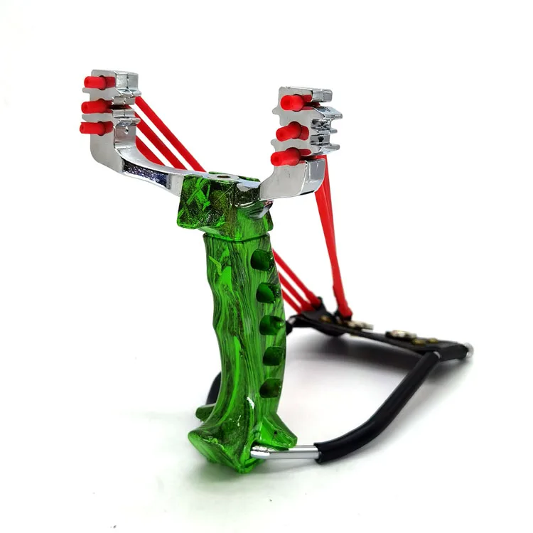 Camo high power metal slingshot with wrist rest