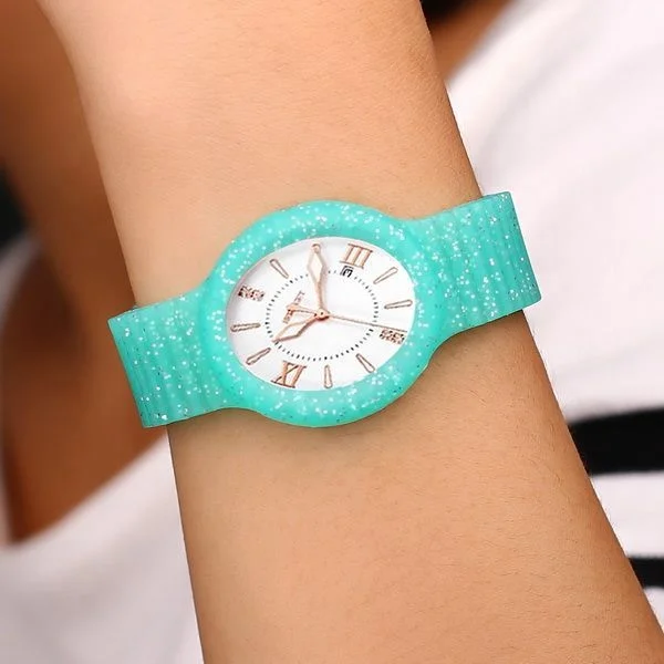 custom silicone ion watch band,cute sport watch