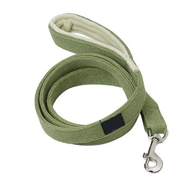 
upcycled Eco-friendly Pet supplies 100% organic custom logo Rose gold buckle cotton hemp dog leashes and collars 