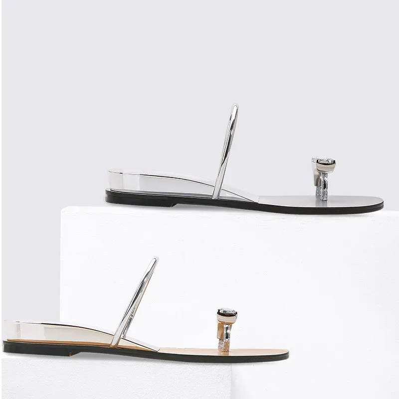 Wholesale Diamond Comfortable Slip On Slipper Women Casual Beach Flip Flop Sandals