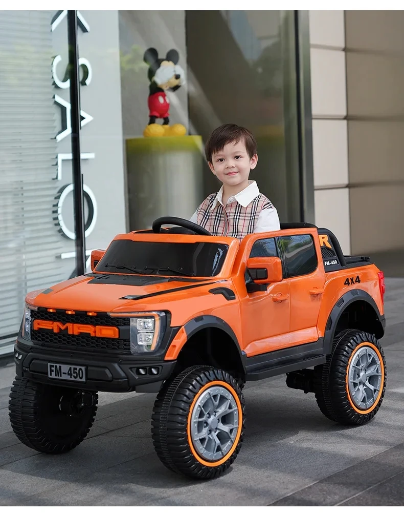 Hot sales newest model double door battery powered cars electric ride on cars to drive 12V for kids remote control car toy