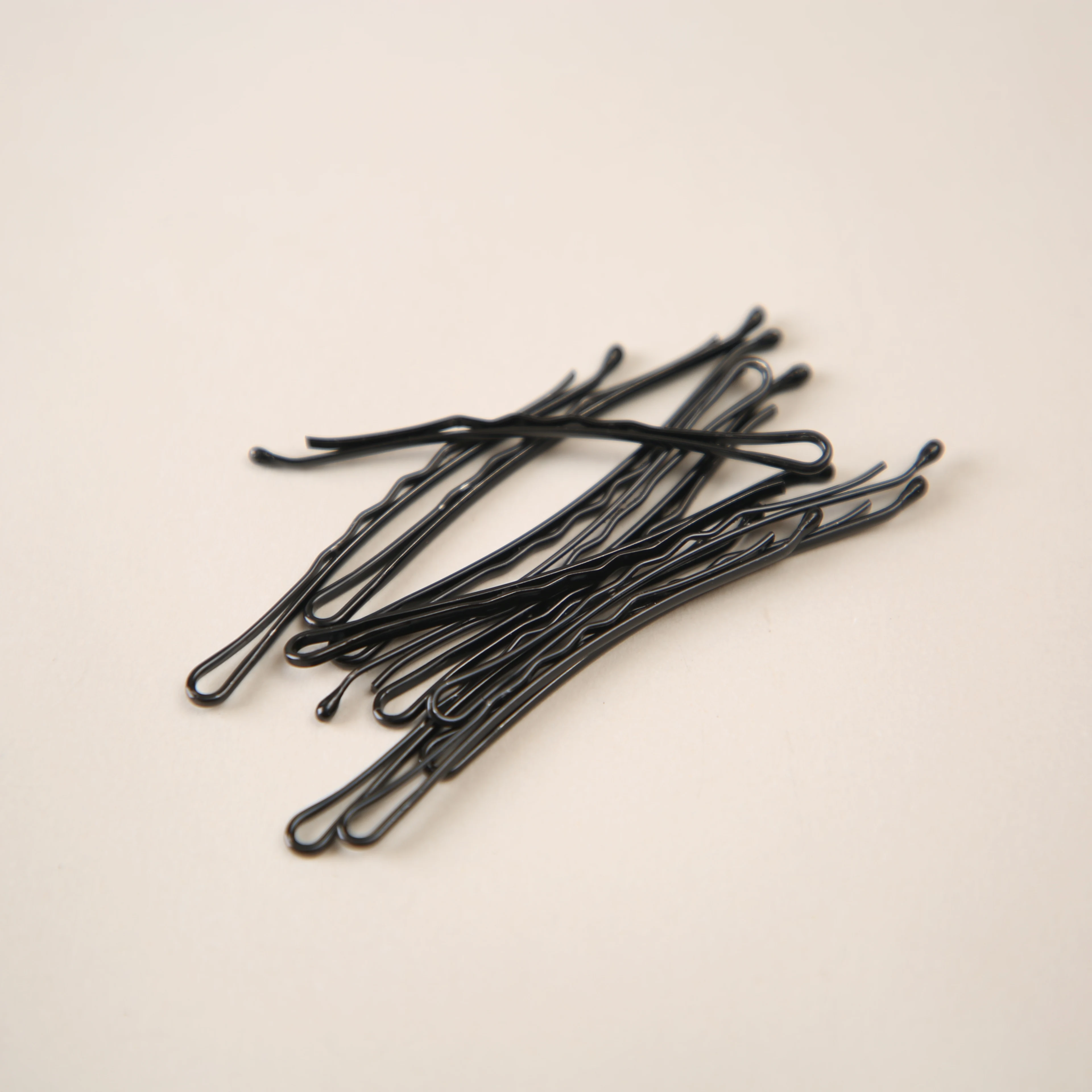 Wholesale Decorative Customize Girls Accessories Creative Design Metal Bobby Pins Black