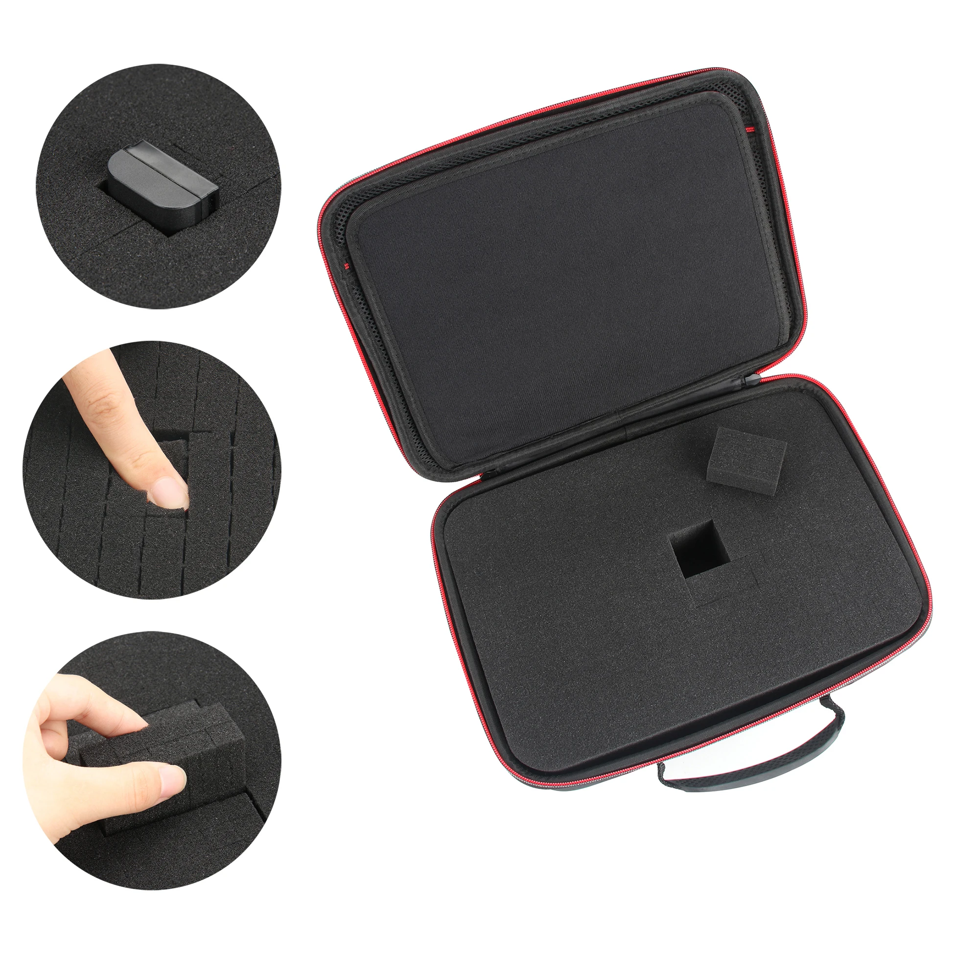 OEM Custom Foam Insert EVA Tool Case Hard Shell Shockproof Camera Case Drone Carrying Case