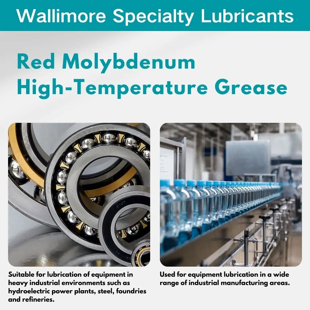 Red Molybdenum Ultra, High Temperature Grease Advanced Automotive Chassis Lubrication Grease for Enhanced Vehicle Performance
