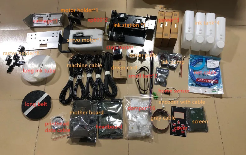 XP600 printhead kit Upgrade the old machine to xp600, i3200 senyang hoson board plotter printer flat