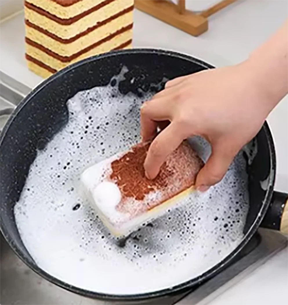 Сизальные Целлюлозные губки инструмент для мытья посуды кухонный очистки кокосовой пальмы древесной целлюлозы