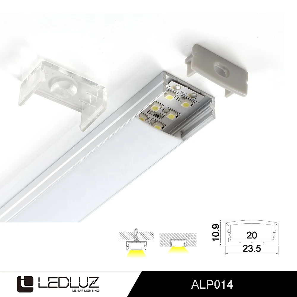 SLIM DECORATIVE WIDE LED PROFILE FOR 20MM 16MM 15MM LED STRIP