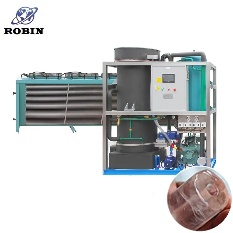 2022 New Design Hot Selling 3 ton ice tube maker 3000 kg tube ice machine
