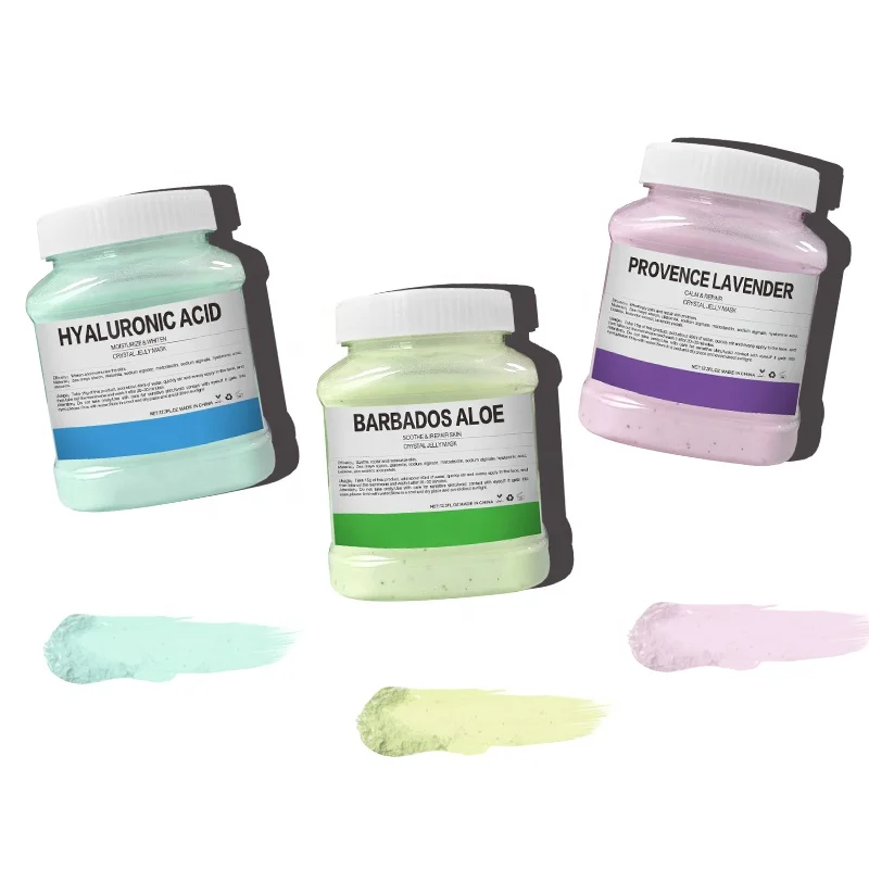 Skincare beauty OEM 50Flavors Multi Color Hydro Facial Jelly Mask 350g Whitening Crystal Jelly Powder Mask Nourishing Jelly Mask