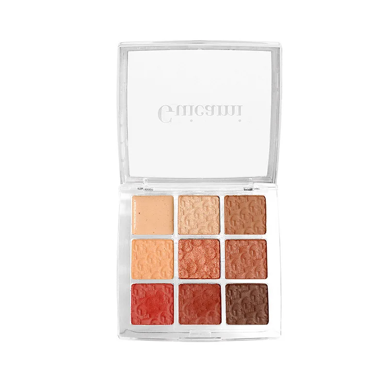 
high pigmentation Cosmetics 9 colors shinning high-quality makeup sailor eye shadow Palette 