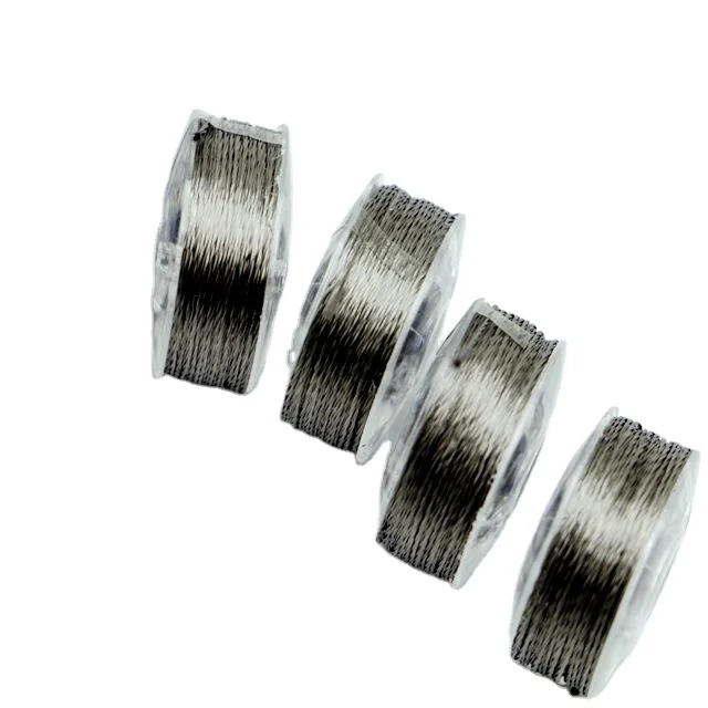wholesale conductive stainless steel fiber thread metallic yarn for electric textile projects