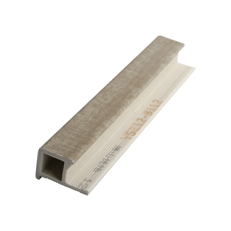 Customized size waterproof indoor tile accessories all color pvc plastic wall tile trim corners