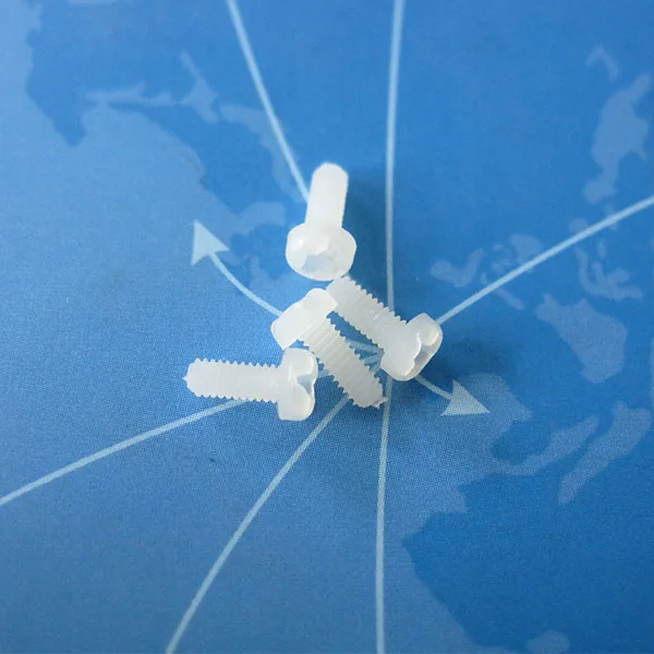 Plastic screw fastener M3 M4 (PC/Nylon)