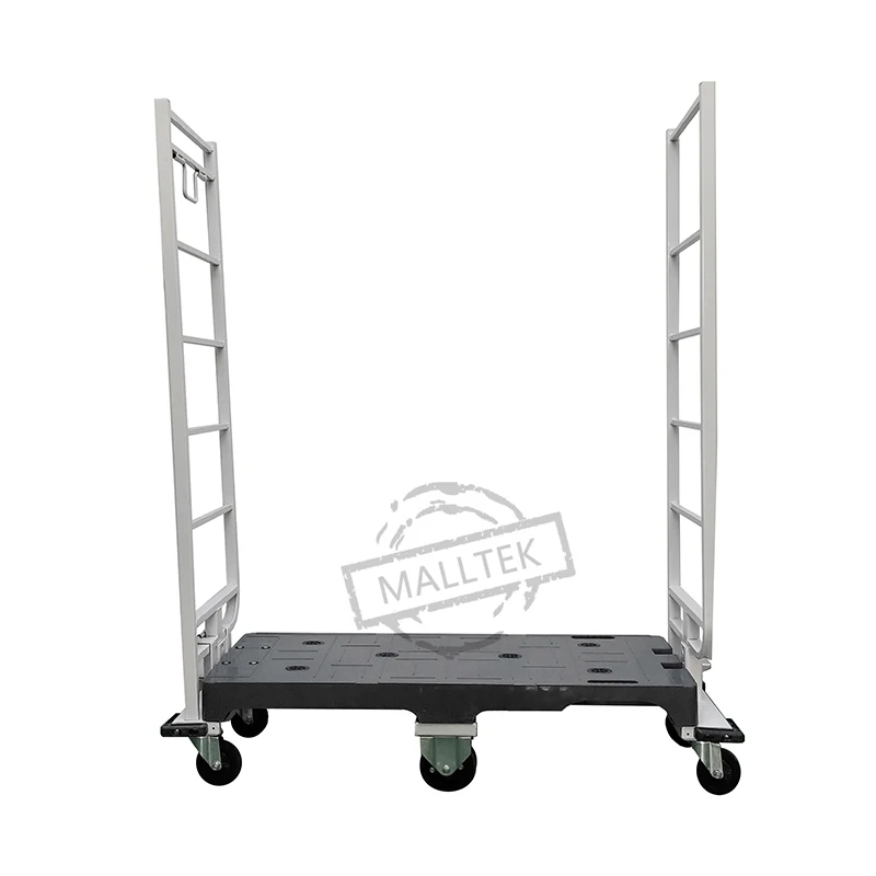 Heavy Duty 6 Wheels Japanese Warehouse  Trolley Supermarket Transport  Trolley