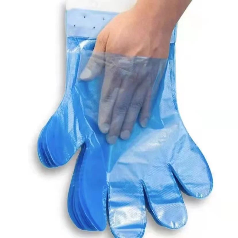 HDPE Poly Civilian Clear Food Grade&CE Certified Transparent Kitchen Food Disposable Gloves