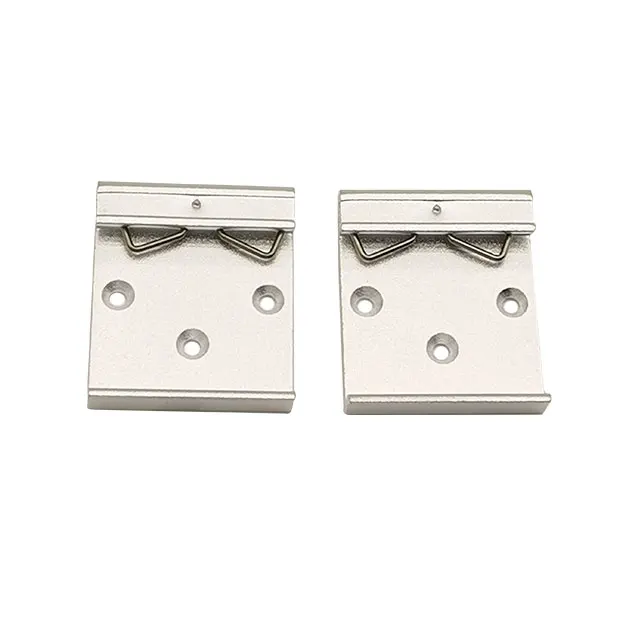 30mm Width Universal Din Rail Mounting Brackets Clamp Din Rail End Clip For 35mm Top Hat Rail