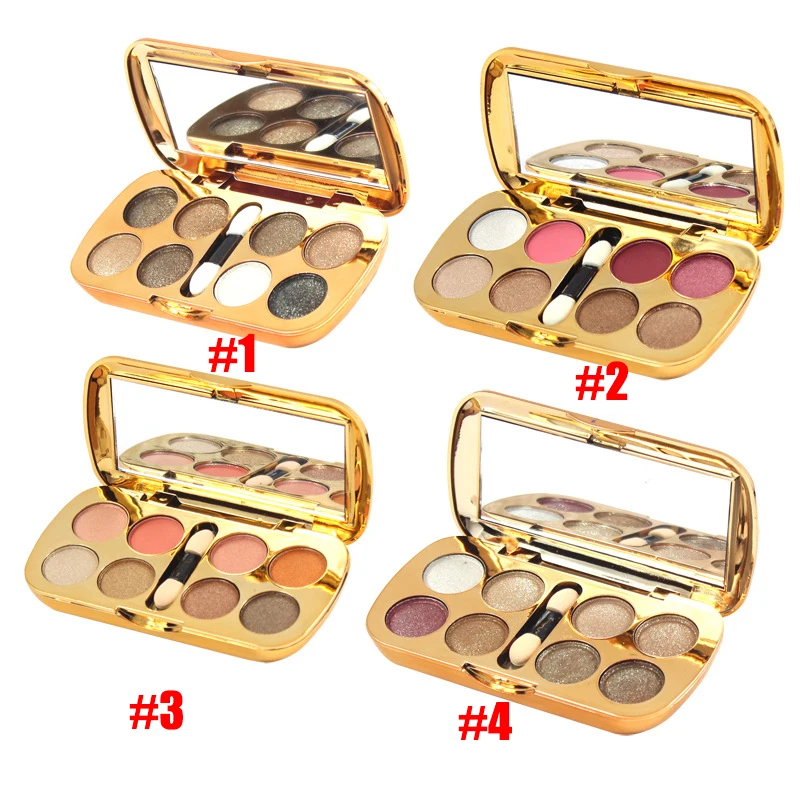 
Free shipping custom logo cosmetic make up eye shadow palette matte glitter private label makeup LED eyeshadow palette 