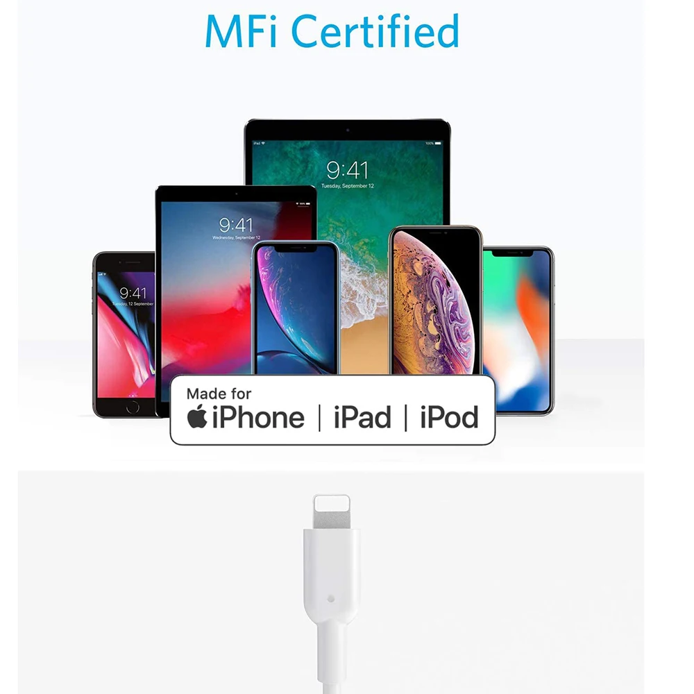 
Type C (USB C) to 8pin Lighting Fast Charging USB Cable 1M For iPhone 