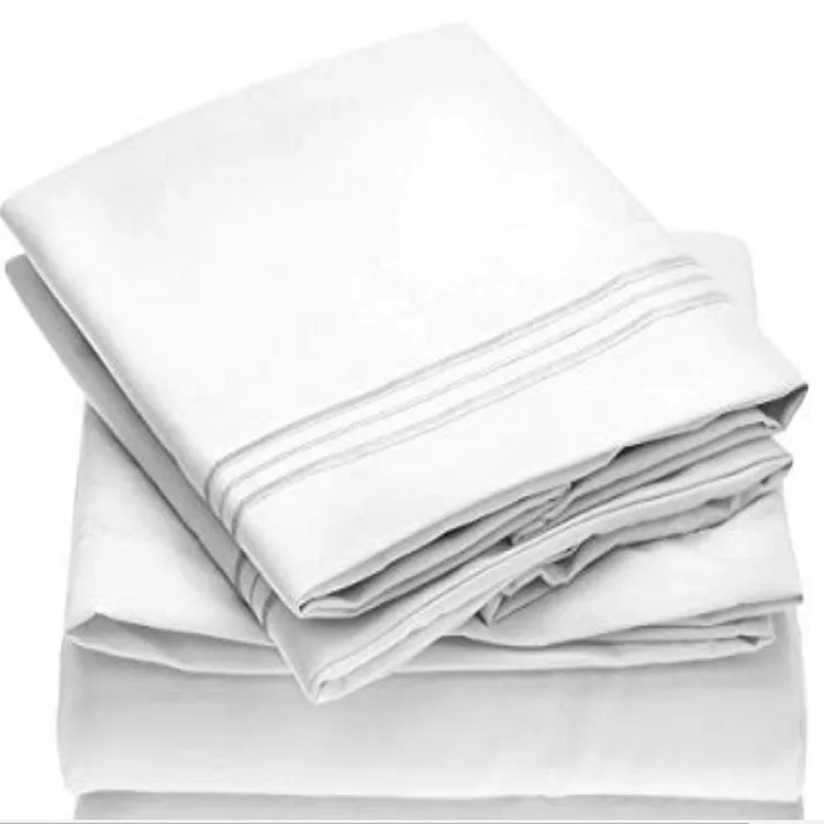 Basics Lightweight Super Soft Easy Care Microfiber Bed Sheet Set with 14 Deep Pockets