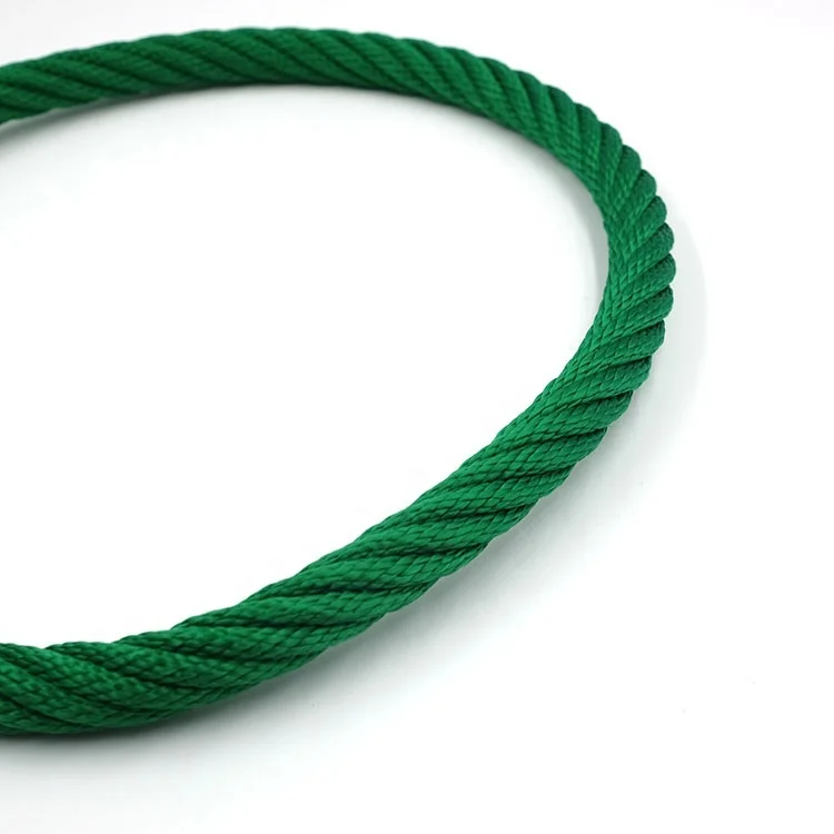 Colorful PP compound rope for kids playground spider climber