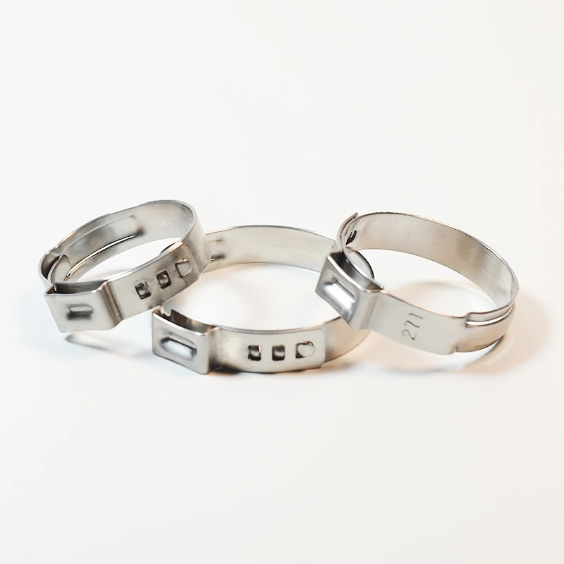 Заводская розетка 304 одно ухо бесконечный зажим для быстрой установки из нержавеющей стали типа