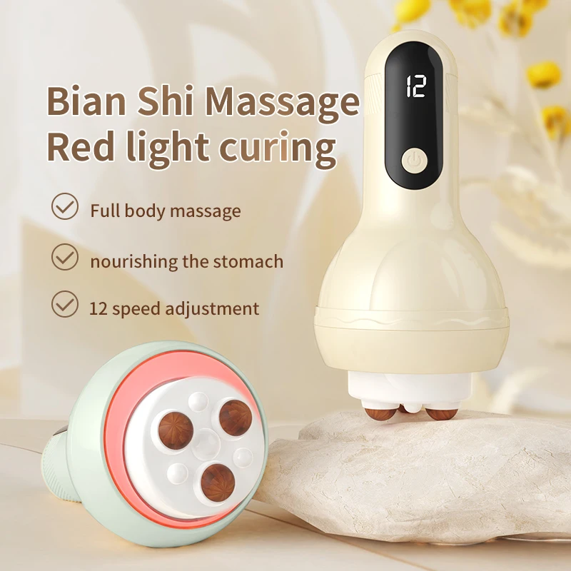 Multi Functional Electric Cordless body Massage Back or Belly lumbar and abdominal massager