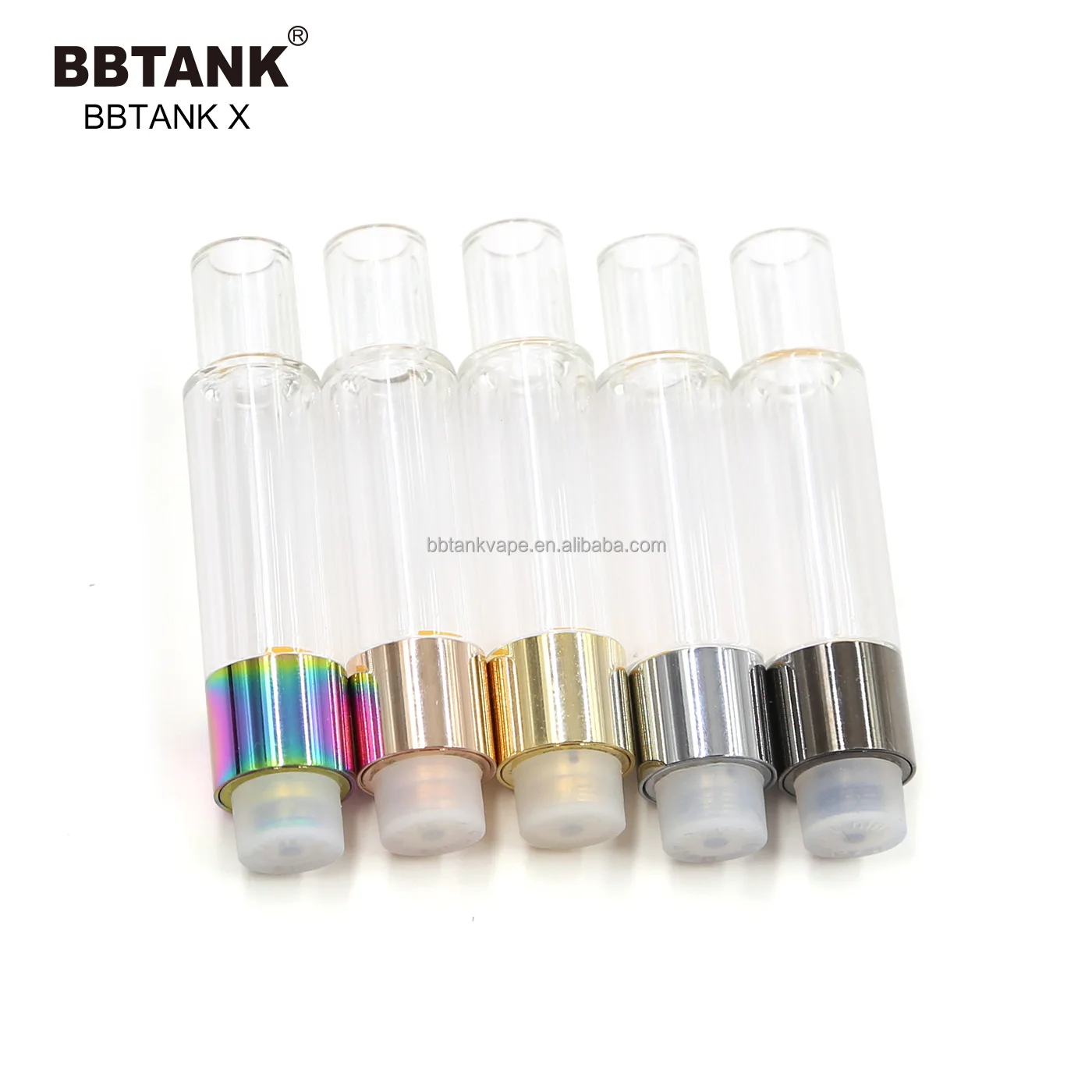 Lead free all glass vape cartridges 0.5/1 ml thread vape pens suits for delta 8 cbd oil cartridges