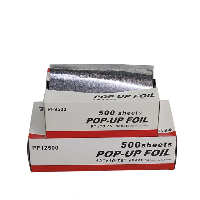 Hair Salon Pop Up Aluminum Foil Sheets Hairdressing