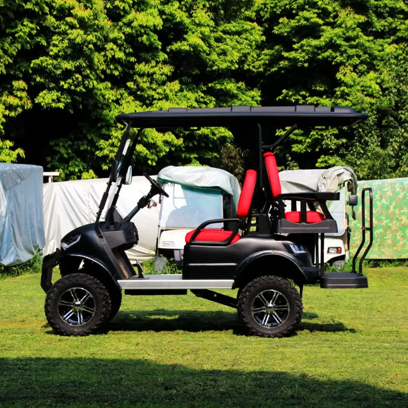 Custom 2 4 6 8 10 seater seat golf buggy cart nimi 48V 72V lifted electric 4x4 offroad off road hunting golf cart
