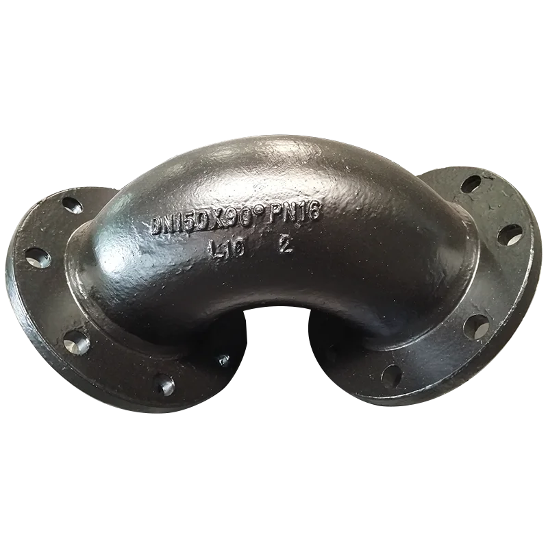 ISO2531 EN545 FBE Coating Ductile Iron Tyton Joint Double Socket 45 Degree Bend