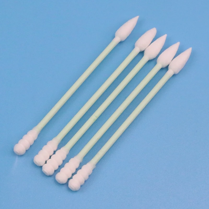 Индивидуальная обернутая зеленая бумажная палочка Qtips Косметическая ватная