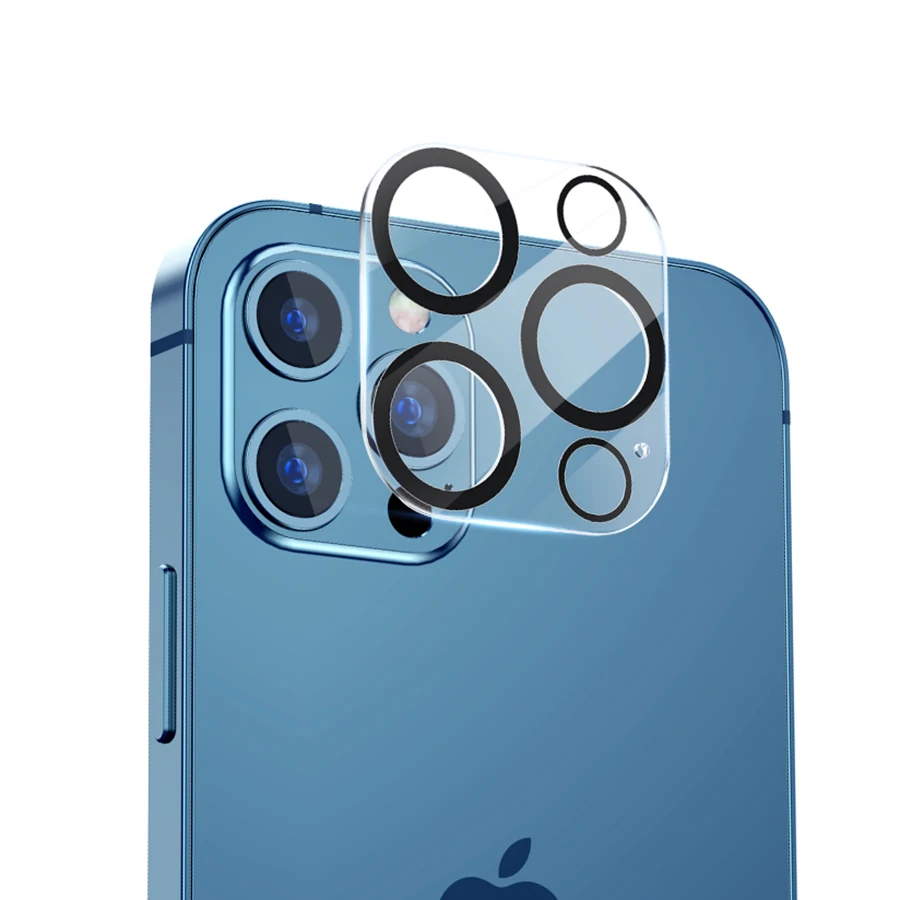 Для iPhone 13 5,4 6,1 6,7 3D шелковая печать Защита объектива камеры прозрачная защита экрана камеры телефона