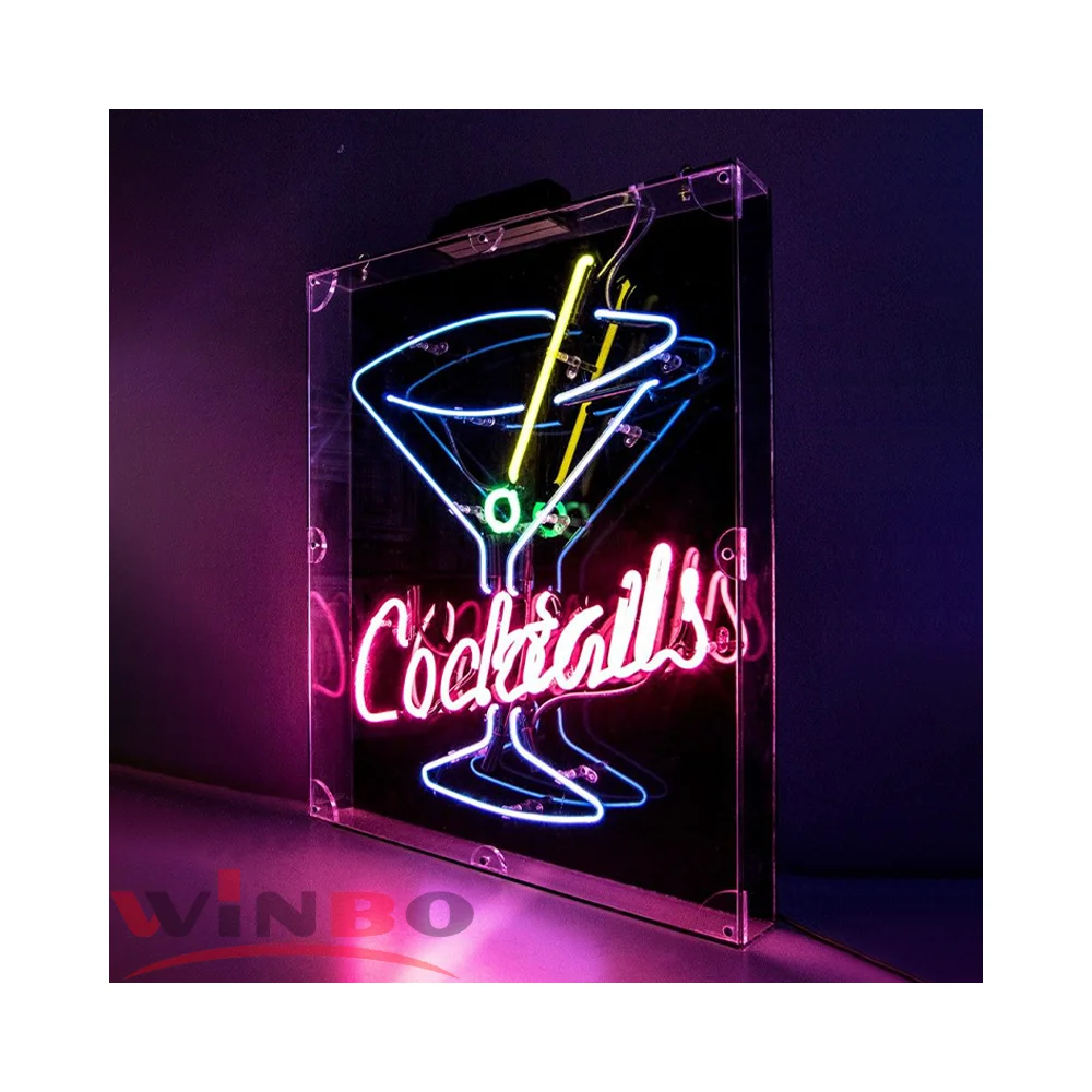 Winbo neon sign led bar party decoration acrylic neon sign board event decor light
