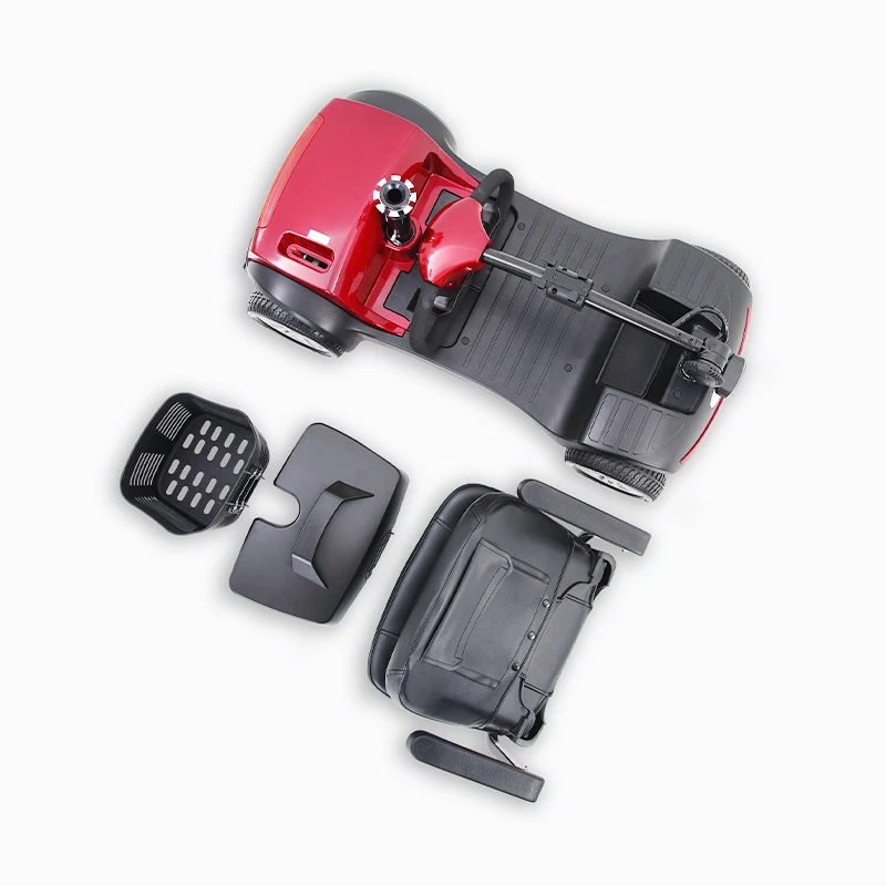 Chinese Factory Mobility Scooters Electric Four Wheel Scooter With Solid Tire