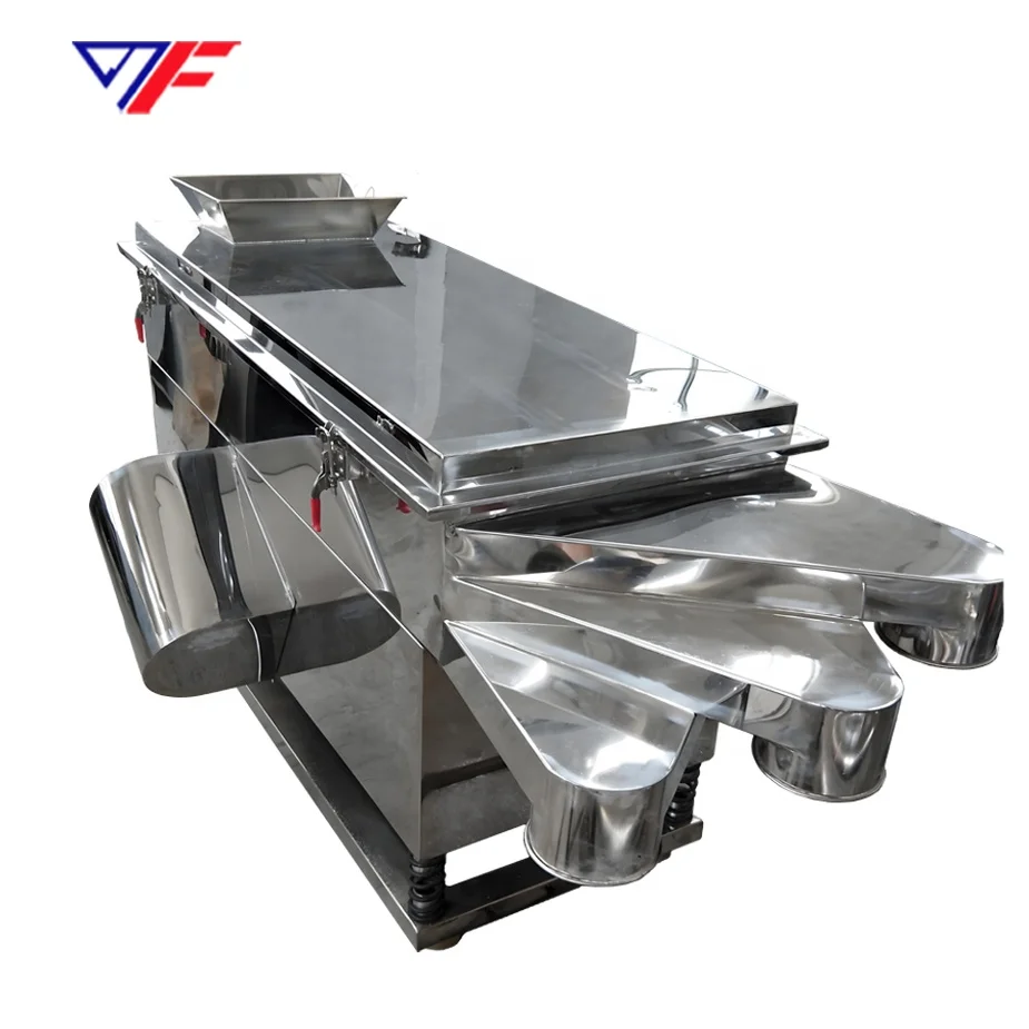 Vs-500 Double Deck For Scrap Metal. Linear Vibrating Screen Sieve Machine Sugar Salt Fertilizer Beans Sand