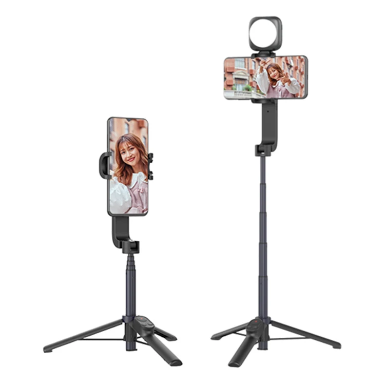 Wholesale High Quality Intelligent Stable Shooting Single Axis Pan/tilt With Stretchable Long Shooting Selfie Stick Tripod