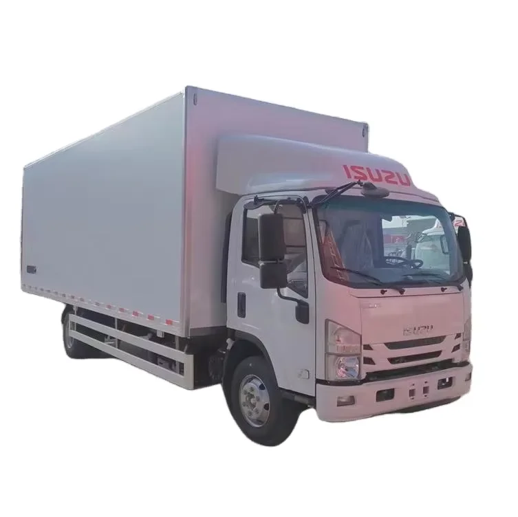 ISUZU 10Ton Manual Diesel Refrigerated Truck With Meat Hook Cold Box and Freezer Van Good Price for Quality Unit