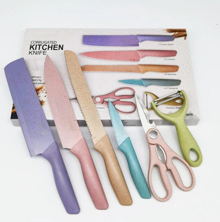 kitchen accessories ceramic swiss sword hobby craft gift box fruit vegetable knife cutlery sharpener knives sets