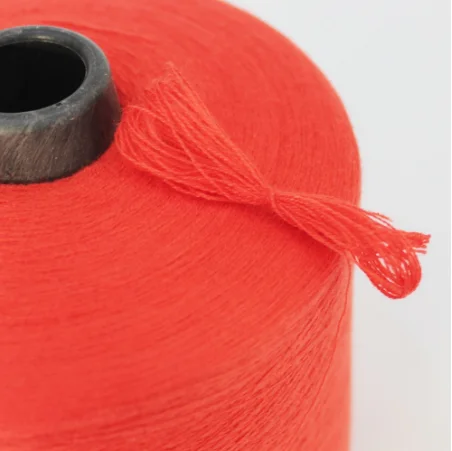 UG 28/2 50% viscose 22% nylon polyamide 28%  polyester core spun angola crochet weaving knitting wool blended melange fancy yarn