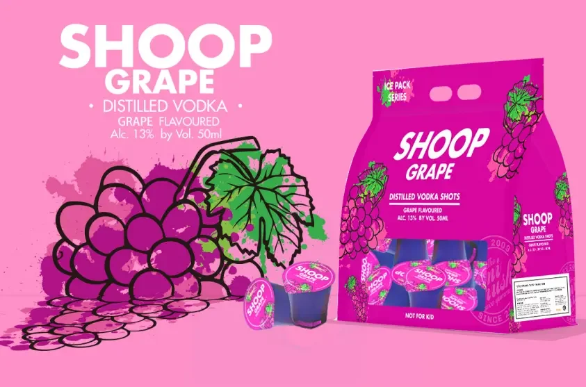 MINICRUSH jello shots alcoholic drinks vodka fruit flavour alcoholic beverage