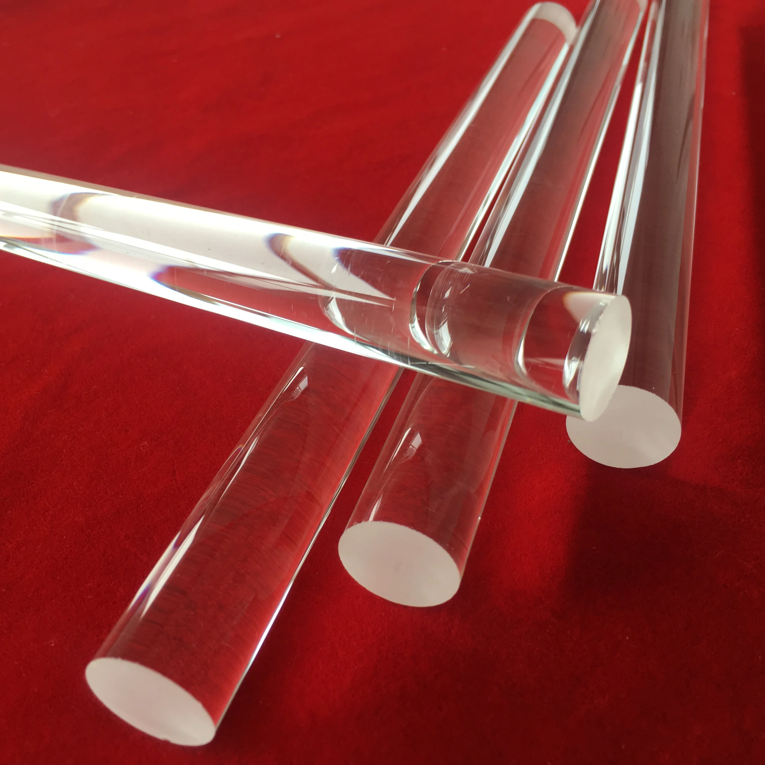 Полировальный Круглый прозрачный кварцевый стержень