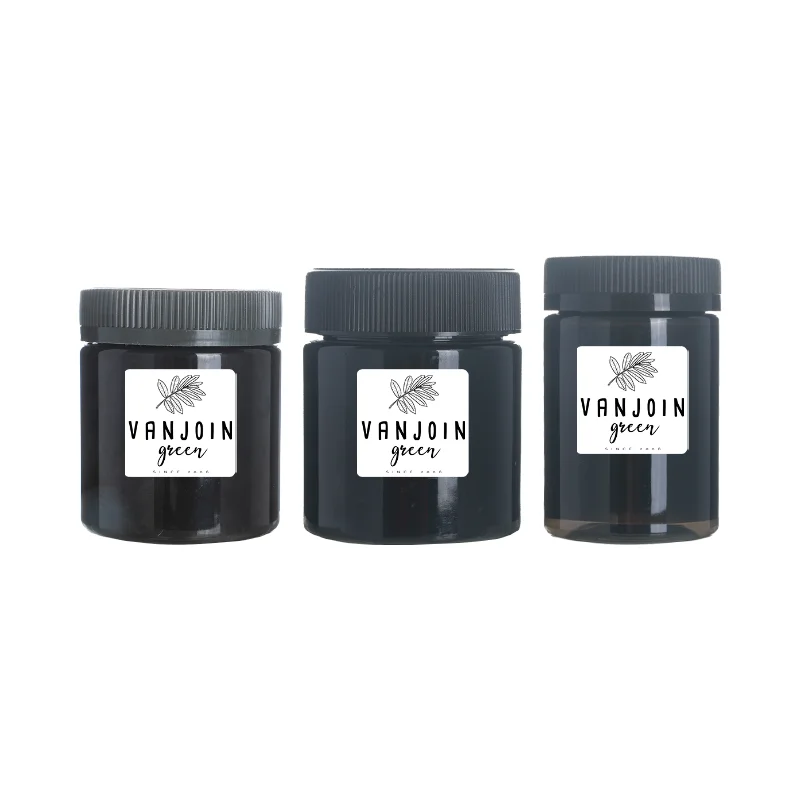 100ml 6 oz Plastic Vial Packaging Empty Plastic Herb Containers Medicine Bottles-Push Vial Bottle Jars with Child Resistant Lids