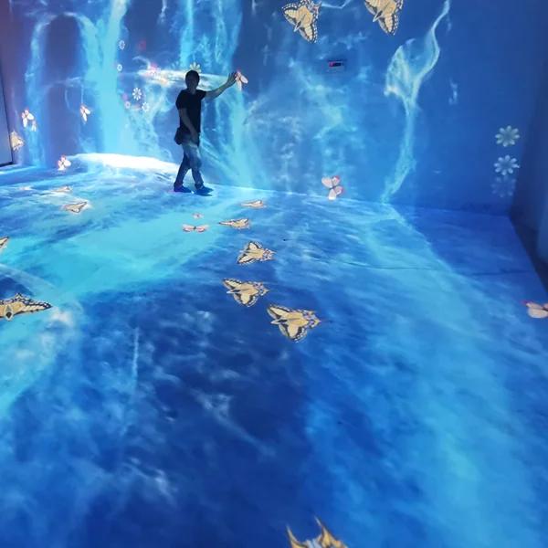 Low price interactive floor advertising display,msd7816 solution