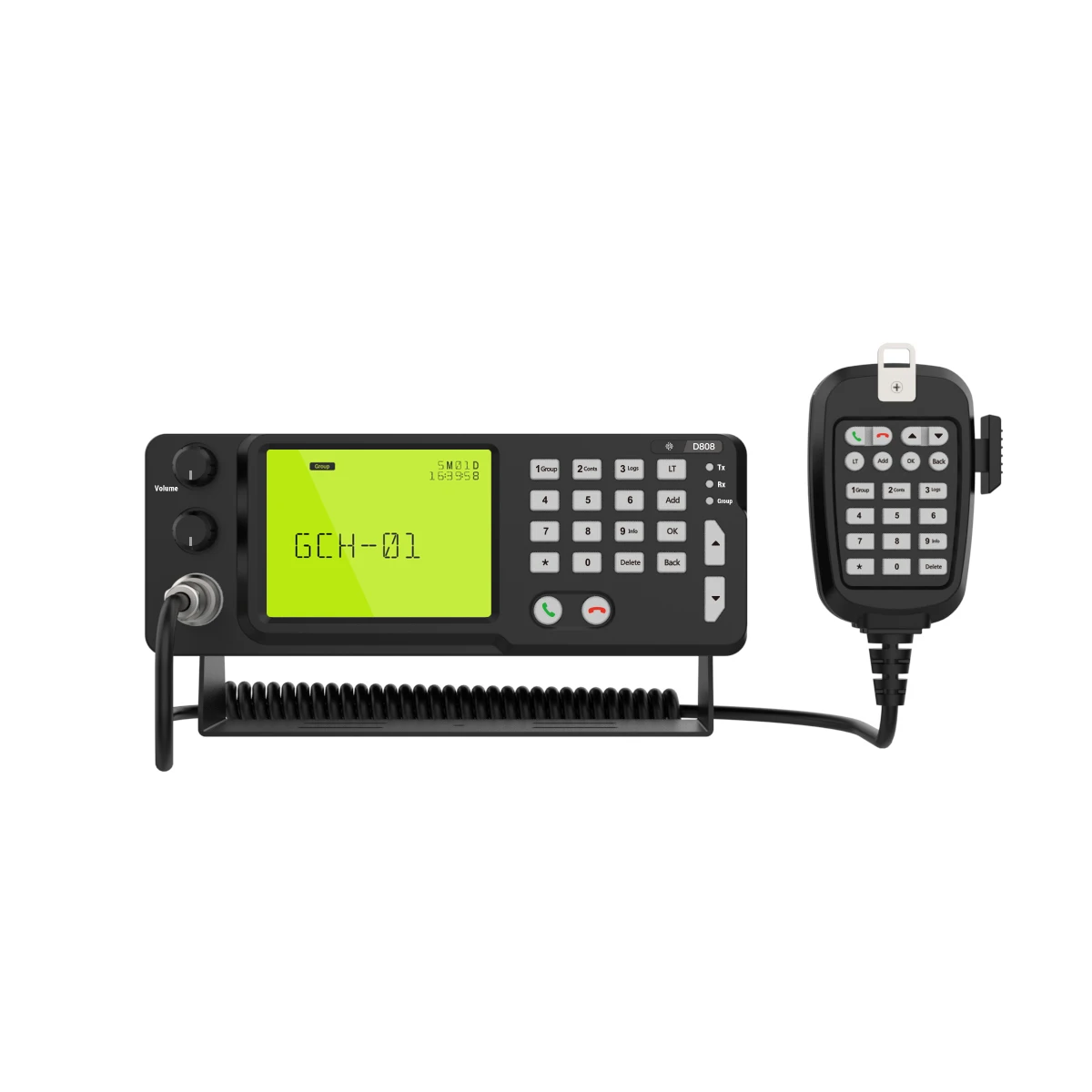 Marine UHF RadiTelephone D808 Marine Transceiver VHF DSC Walkie Talkie Ships Intercom Telephone Mobile Radio