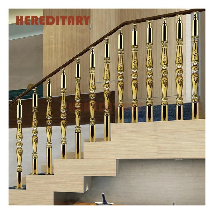 Transparent crystal acrylic stair railings and plexiglass railing