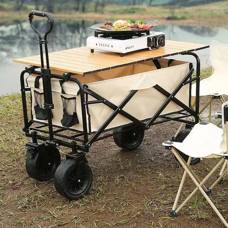 Excellent 2024 most popular Fashion Top class Sand Cart garden cart wagon camping trolley cart