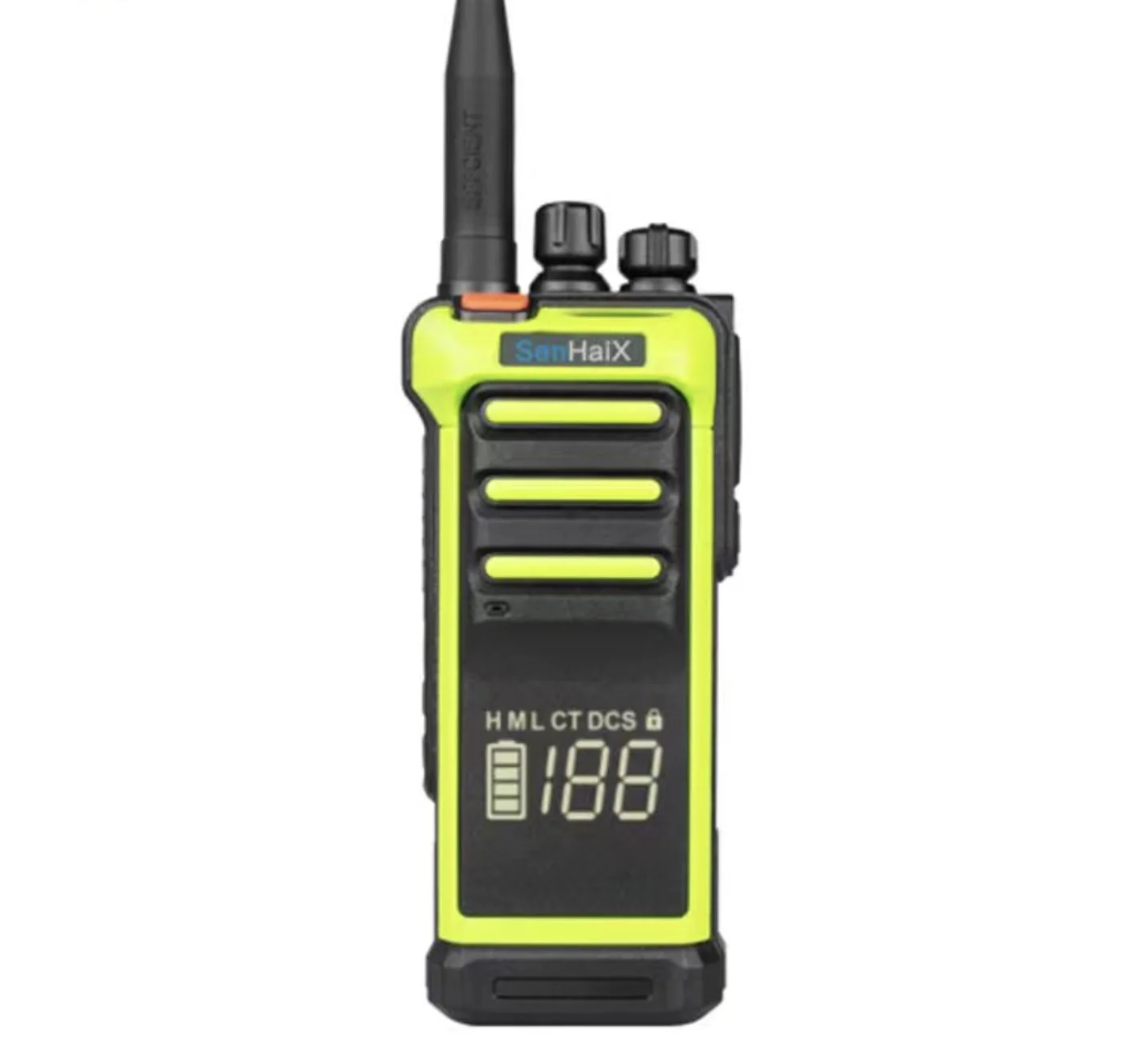 Высокое качество 10 Вт иди и болтай walkie talkie двухстороннее радио дальность 30км senhaix GT-10 uhf 400-470 МГц с одной полоской