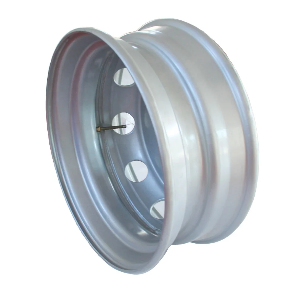 China Factory Wholesale 22.5 Inch 22.5x7.5 Demountable Truck Steel Wheel Rim For Heavy Duty Truck Size 11r22.5